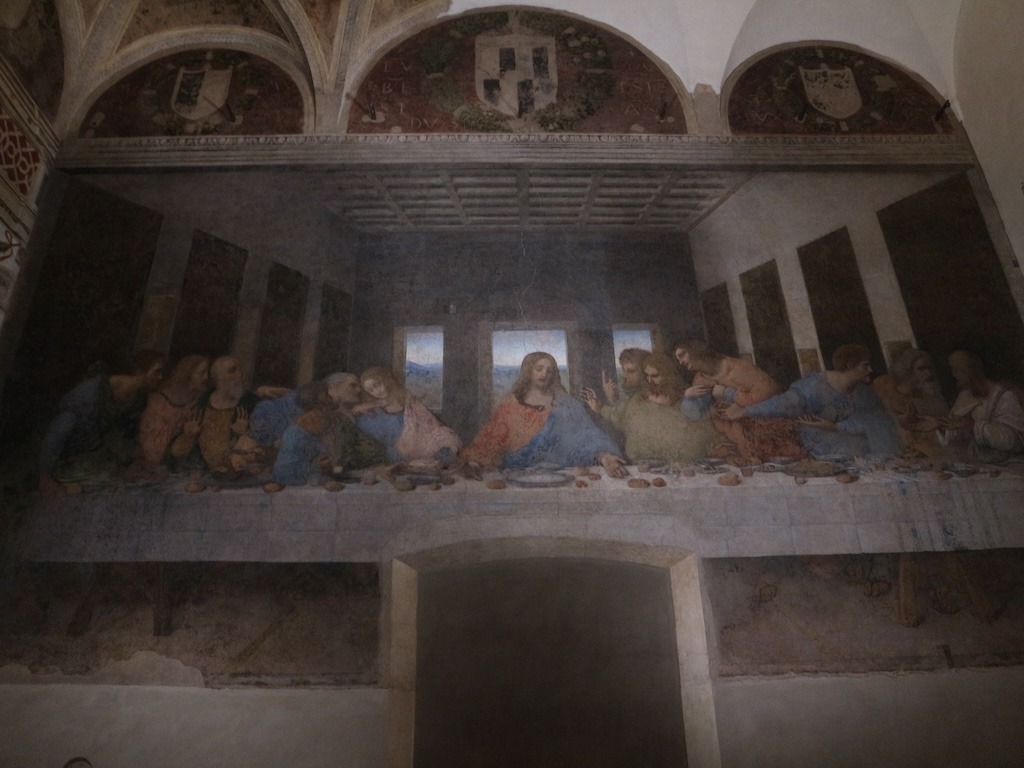 Last supper painting in Milan