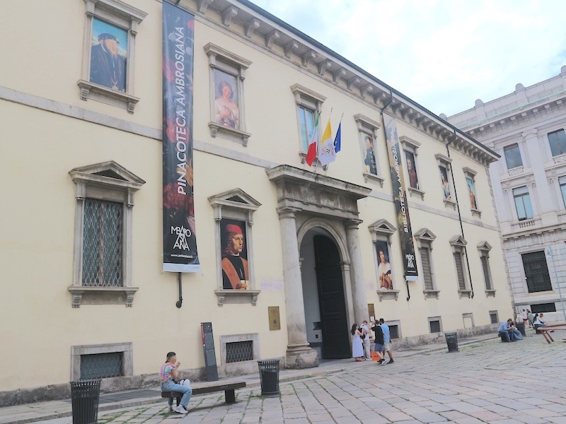 Pinacoteca Ambrosiana. Museum in Milan Italy.