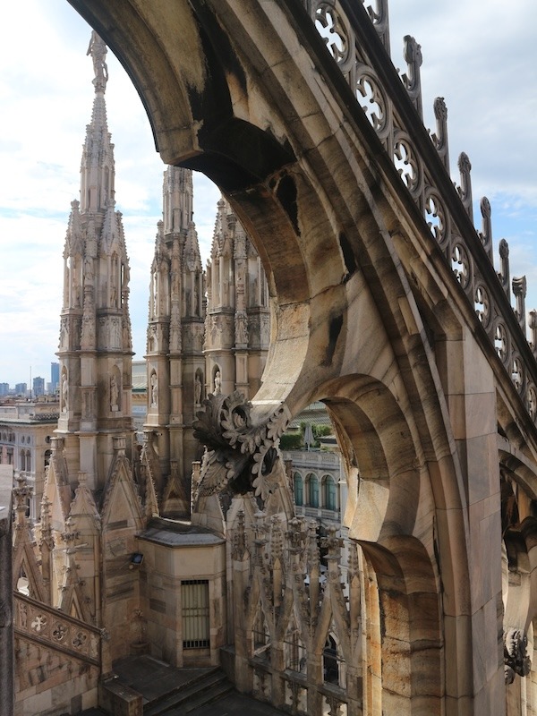 Duomo terrace. Milan travel tips.