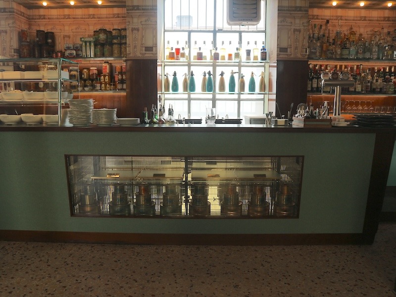 Bar Luce Milan. Wes Anderson cafe.