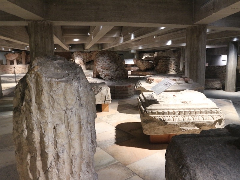 Duomo. The archaeological area 